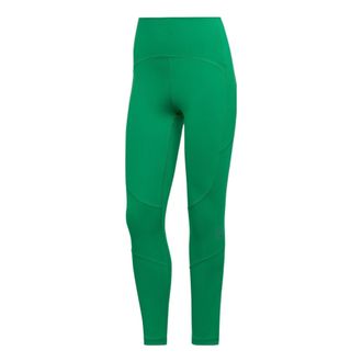 adidas (WMNS) adidas by Stella McCartney Logo Print Leggings Asia Sizing Green HI6148