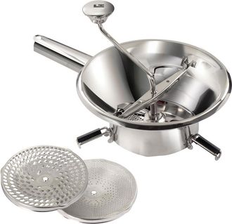 AC-D&eacute;co Molinillo De Verduras Acero Inox 3 Rejillas 24cm - N3004bg - Tellier