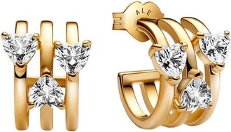 Pandora Timeless 14K Plated Cz Earrings