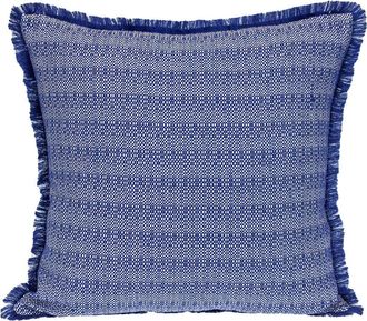 Parkland Collection Cross Weave Square Accent Pillow in Blue at Nordstrom Rack