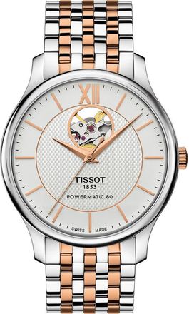 Tissot Tradition Bracelet Watch, 40mm in Silver at Nordstrom Rack