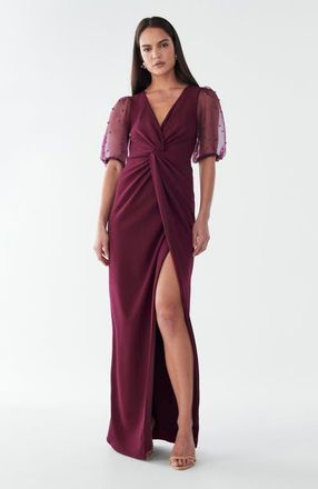 BWLDR Chiara Dress in Burgundy at Nordstrom, Size 8
