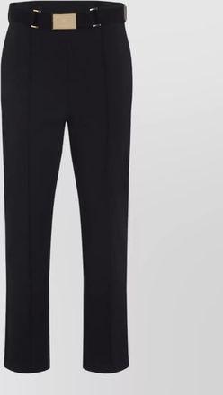 Elisabetta Franchi vela trousers front crease belted waist