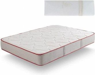 HOGAR 24 Hogar24 - Hf73 - Colch&oacute;n Viscoel&aacute;stico 80 X 190 Cm + Almohada Viscoel&aacute;stica 100%,gama Premium, Reversible Verano-invierno Con Tejido 3d Transpirable