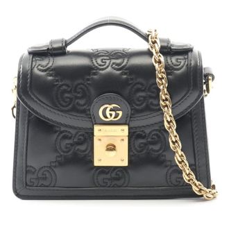 Gucci Pre-owned Gucci Small GG Matelasse Leather Top Handle Bag Ladies 1J7A239P7UYZZGSX