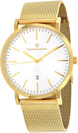 Christian Van Sant Paradigm Quartz Silver Dial Mens Watch CV4325