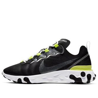 Nike (WMNS) Nike React Element 55 SE Black Lemon Venom CN3591-001