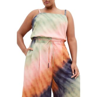 City Chic Sunset Ombr&eacute; Camisole in Sunset Ombre at Nordstrom, Size Xxxs