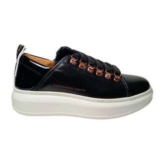 Alexander Smith Sneakers, female, Black, Size: 10 US Pelle Sneaker