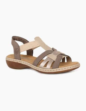 Rieker Womens Globe Womens Sandals - Brown - Size: 3.5