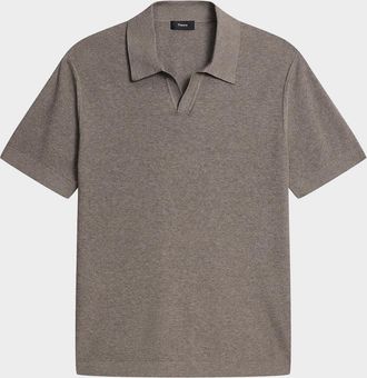 Theory Men & apos;s Brenan Johnny Collar Polo Shirt