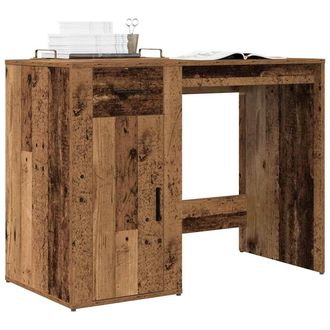 Berkfield Home Desk Old Wood 100x49x75 cm Engineered Wood in Brown | Size: 100 x 49 x 75 cm