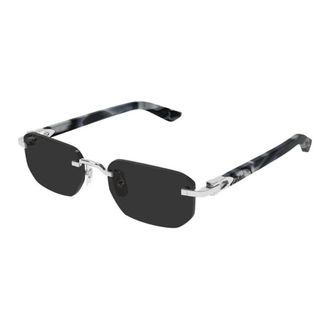 Cartier Rectangular Sunglasses - male - Cartier - Sunglasses - Gray - 53 MM - Accessories