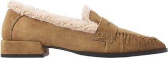 VIA VAI Schoenen, Dames, Beige, 40 EU, Leer, Jazz Vica Loafers