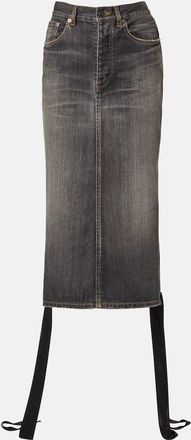 Balenciaga Gonna midi di jeans