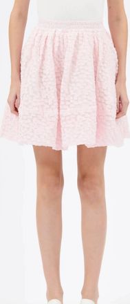 Odeeh Fil Coupe Dot Bubble Skirt In Rose Petal