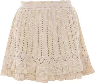 Isabel Marant Ecru Nelle Mini Skirt