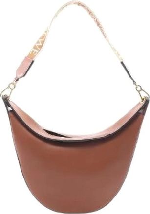 Loewe Pre-owned Luna Borsa a Spalla in Pelle - - Pre-owned - Donna - Marrone - ONE SIZE