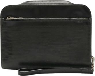 Louis Vuitton Pre-owned Ouch Epi Clutch Tas - Heren - Vintage Clutch - Zwart - ONE Size - Leer - Vintage