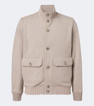 Fedeli Cashmere bomber jacket