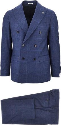 Breras Milano Novara Prince of Wales tailored suit Man 48