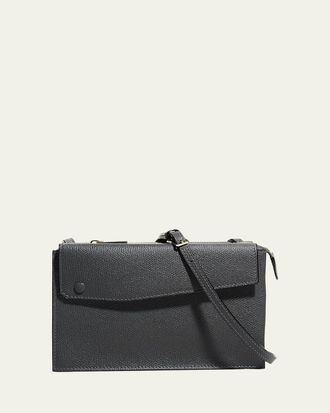 Valextra Trio Pouch Calfskin Crossbody Bag