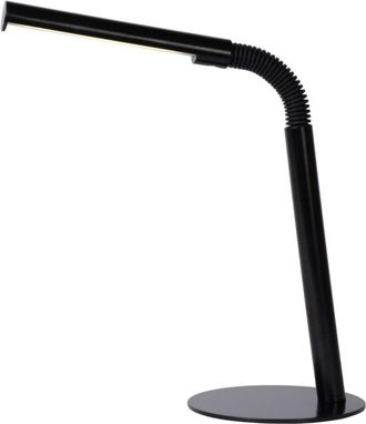 Lucide L&aacute;mpara de escritorio de metal con 1 LED integrado, negro