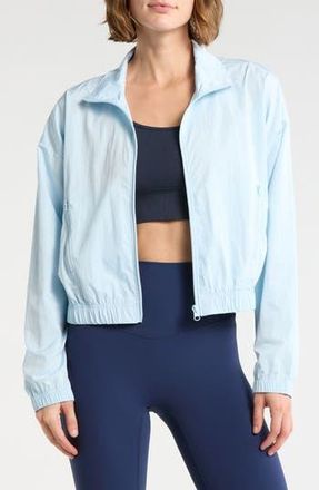 Yogalicious Radiant Zip Pocket Jacket in Serenity Sky at Nordstrom Rack, Size X-Small