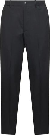 Tagliatore Garcon Broeken - Heren - Slim Fit Broeken - Zwart - S - Wol - Broeken