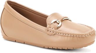 Unze Women AUDRIA Easy Slip On Style Moccasins UK Size 3-8 Khaki