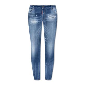 Dsquared2 Skinny Jeans, female, Blue, Size: 2XS Jeans Twiggy Jean