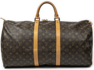 Louis Vuitton Pre-owned Womens Keepall 55 Travel Bag - Brown - One Size