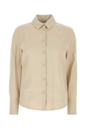 Max Mara Beige Regular Solid Shirt