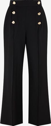 Aje Cr&ecirc;pe-Br&uuml;ckenhose mit weitem Bein Gabrielle