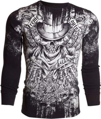 Xtreme Couture by Affliction Mens Thermal Shirt Offering (Black), Black, XXL