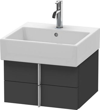 Duravit Duravit Vero Air Mueble De Pared 48,4 X 43,1 Cm, 2 Cajones, Para Vero Air 235050, Color (frente/cuerpo): Grafito Mate Decoraci&oacute;n - Va628404949