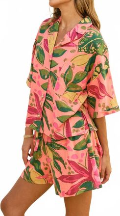 Dress Forum Paradise Two-Piece Short Set In Pink