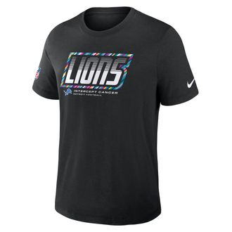 Nike Detroit Lions Crucial Catch Sideline Nike Mens Dri-FIT NFL T-Shirt in Black | 034J00AZUB-F9R