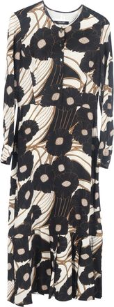 Rachel Comey Rachel Comey Printed Mini Long Sleeve Dress in Multicolor Silk