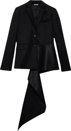 J.W.Anderson Giacca Sartoriale con Drappeggio Avvolgente - - Jackets - Donna - Nero - S
