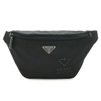 Prada Black Nero Nylon Pouch Sling Bag (Pre-Owned)