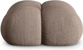 Cosmopolitan Design Puf tejido estructural capuchino