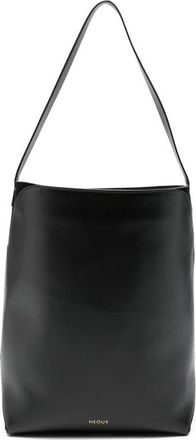 Neous Thea Panelled Shoulder Bag - Dames - Shoppers - Zwart - ONE Size - Leer - Tassen