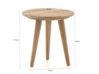 Intenso Furniture Intenso Rovello/ROUGH-K 40cm lounge balkonset 3-delig