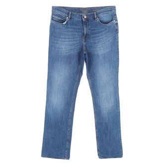 Escada Sport Straight-Leg Jeans in Blue Cotton Denim