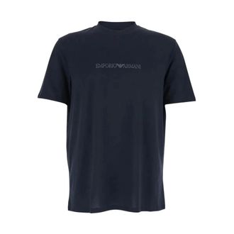 Emporio Armani T-Shirt - Heren - T-shirts - Blauw - S - Tops