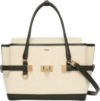 Max Mara Tassen, Dames, Beige, ONE Size, Katoen, Small Margaux Bag