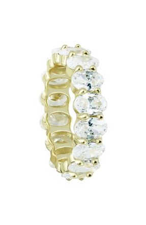 The M Jewelers NY The Oval Cut Eternity Band in Gold at Nordstrom, Size 8
