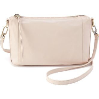 Hobo Darcy Carryall Leather Crossbody Bag in Pale Flax at Nordstrom