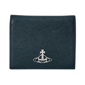Vivienne Westwood Logo Plaque Billfold Wallet - female - Vivienne Westwood - Wallets & Cardholders - Black - ONE SIZE - Accessories